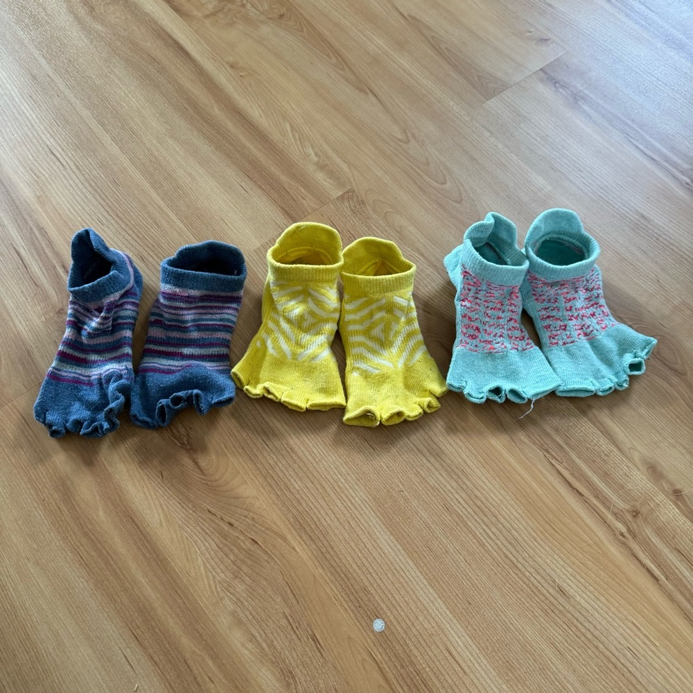 Toe Sox 3 pack grip socks